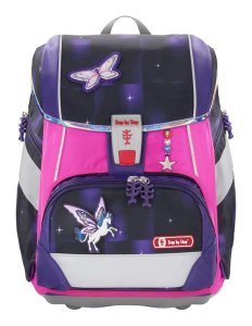 Step by Step Reflective vest for school satchel 2in1 Pink