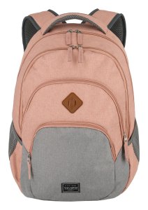 Travelite Basics Backpack Melange Rose/grey