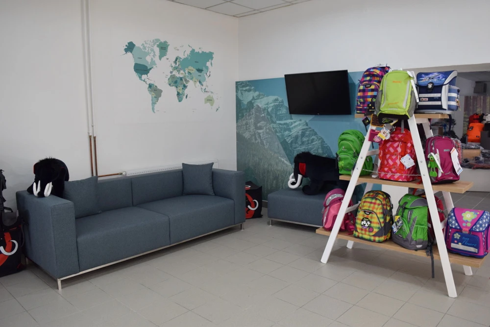 Ontspanningshoek in de winkel Bagalio