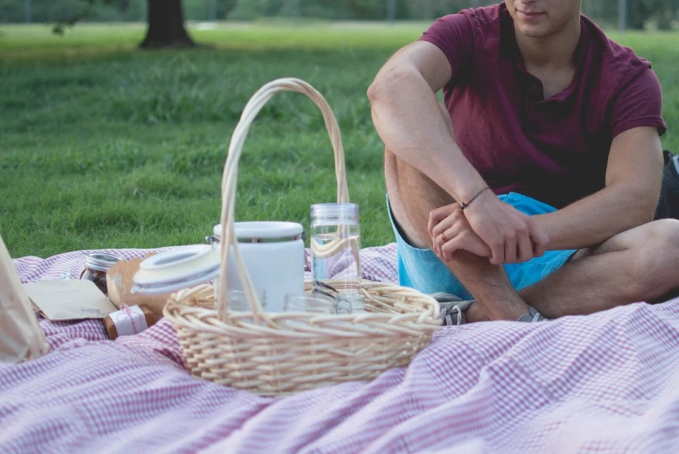 Picknick in de natuur