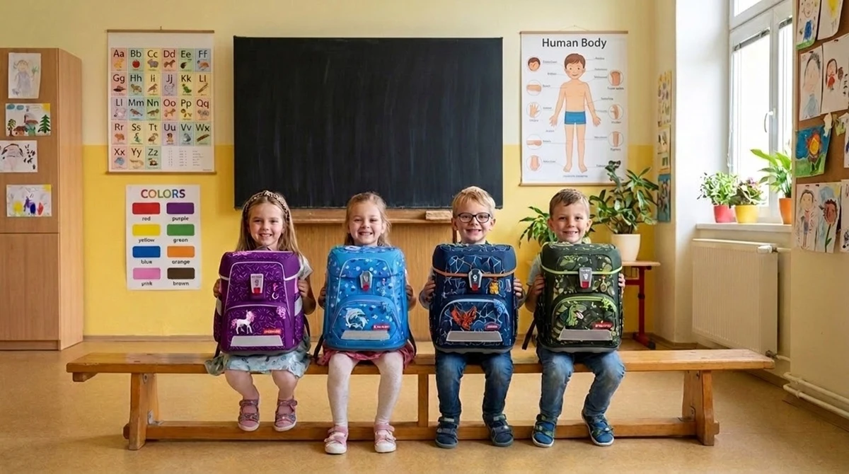 Vergelijking van schooltassen